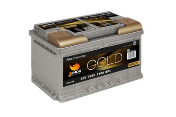 Akumulator Jenox Gold 12V 75Ah/720A