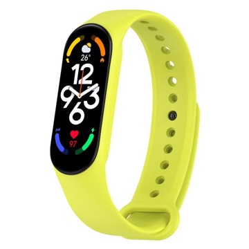 PASEK OPASKA SPORTOWA DO XIAOMI MI BAND 5/6/7 |LIME GREEN