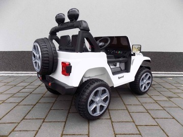 Детский внедорожник на аккумуляторе JJ, Желтый + Пульт дистанционного управления + Ящик для хранения + Фонарь