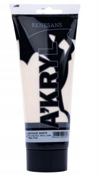 RENESANS A'KRYL Farba akrylowa 200 ml 02-Biel Antyczna