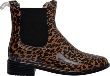ЖЕНСКИЕ РЕЗЮМЕ БОТИНКИ, LOEPART, леопардовый принт, 38