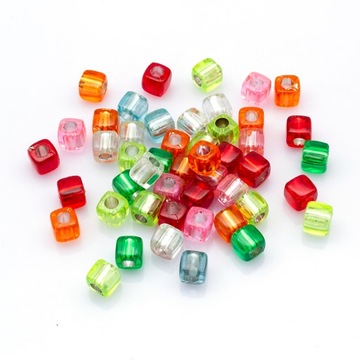 Koraliki Akrylowe 8x7.5mm 75szt/25g