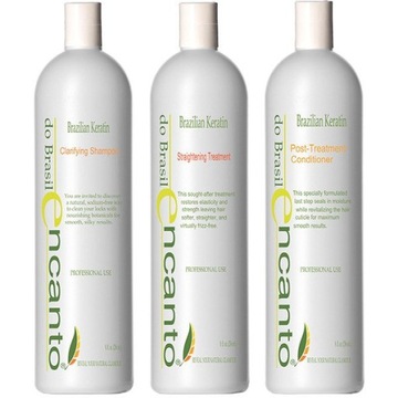 Encanto Brazylijska Keratyna Prostowanie 3x236ml