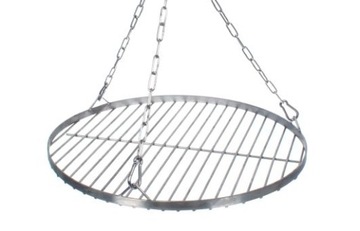 Nierdzewny zestaw do grilla ruszt + łańcuch mocowanie rusztu 60cm INOX