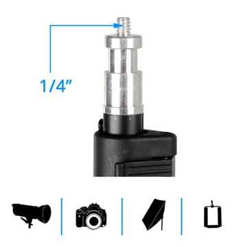 ШТАТИВ ДЛЯ СЕЛФИ 4 В 1 230 СМ ДЛЯ ДИСТАНЦИОННОГО УПРАВЛЕНИЯ ТЕЛЕФОНА 16 ММ 1/4 ДЮЙМА 803