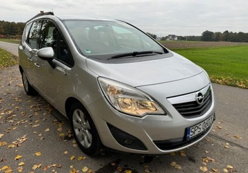 Opel Meriva II Mikrovan 1.4 Twinport ECOTEC 100KM 2010 Opel Meriva Bezwypadkowy, oryginalny lakier, instalacja gazowa LPG 1.4, zdjęcie 2