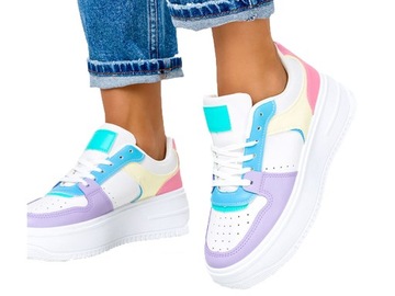 MODNE SNEAKERSY DAMSKIE BUTY SPORTOWE TRAMPKI r 40