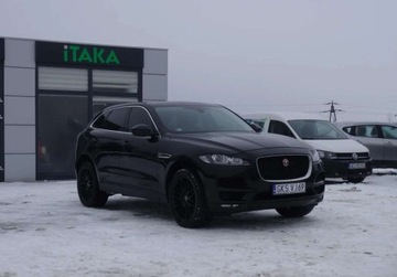 Jaguar F-Pace SUV 3.0 TDV6 300KM 2016 Jaguar F-Pace 3.0D 300KM Automat Led Skora Navi Bezwypadkowy Zarejestrowany, zdjęcie 2