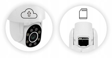 KAMERA ZEWNĘTRZNA OBROTOWA IP WiFi CAMSPOT 4.9 FULL HD MONITORING RJ-45 IR