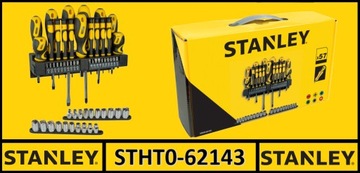 STANLEY ZESTAW WKRĘTAKÓW 57 elementów STHT0-62143