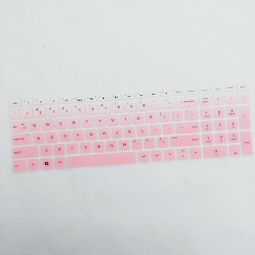 Osłona klawiatury laptopa Osłona przeciwpyłowa Folia na skórę Przezroczysty róż 15,6 cala