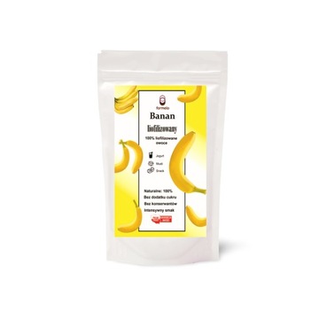 FORMELO LIOFILIZOWANY BANAN 100% NATURALNY OWOC BEZ KONSERWANTÓW 40g