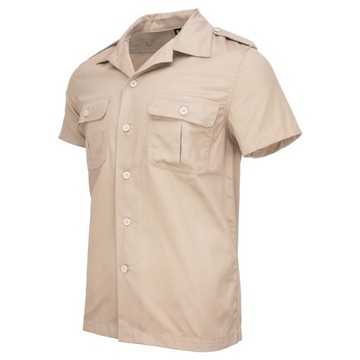 Košeľa s krátkym rukávom BRANDIT US Hemd 1/2 Arm Khaki L