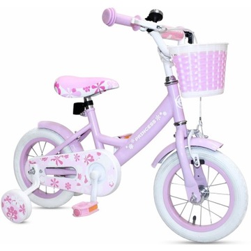 ROWEREK DZIECIĘCY ROWER 12 cali dla DZIEWCZYNKI KOSZYK ENERO PRINCESS