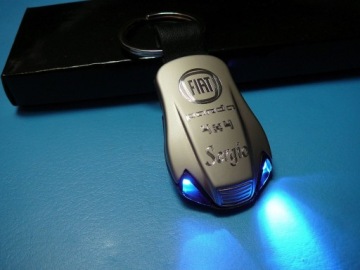 Брелок со светодиодной подсветкой FIAT PANDA TIPO 500 L X C S PUNTO DOBLO