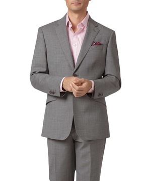 Szara Marynarka Charles Tyrwhitt Italian wool r 48