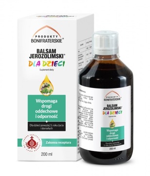 SYROP BALSAM JEROZOLIMSKI DLA DZIECI -200ML