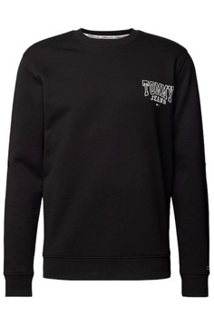 Bluza męska Tommy Hilfiger czarna GRAPHIC CREW XL