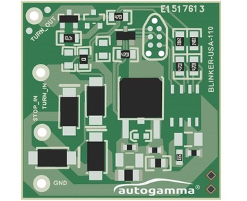 Модуль водителя, отделяющий сигнал поворота от остановки в США до автомобилей