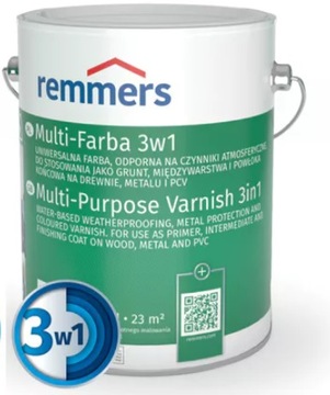 Remmers Multi-Farba głęboka czerń (RAL 9005) 2,5l
