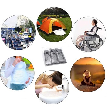 ПИСУССУАР ДЛЯ ВЗРОСЛЫХ ПОРТАТИВНЫЙ МУЖЧИНА ЖЕНЩИНА СУМКА ДЛЯ МОЧИ 700 МЛ 12 ШТ.