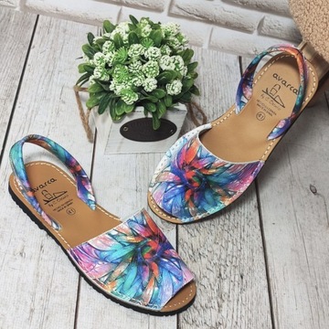 САНДАЛИИ ЖЕНСКИЕ ИЗ ИСПАНСКОЙ КОЖИ AVARCASY - 42