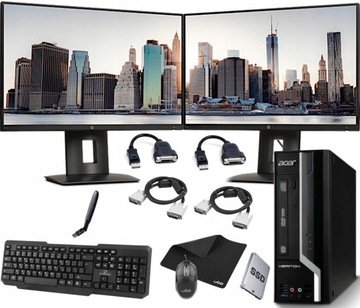 ZESTAW X6630G i5 16/120SSD + DWA MONITORY 22'' W11