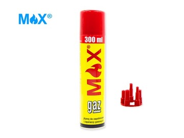 GAZ DO ZAPALNICZEK 300ML PALNIK KOŃCÓWKI ZAPALARKI