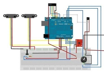 Контактная плата 170 полюсов - SYB-170 - синяя