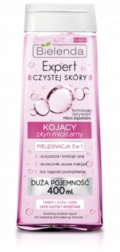 BIELENDA EKSPERT CZYSTEJ SKÓRY KOJACY PŁYN MICELARNY 3W1 400ML