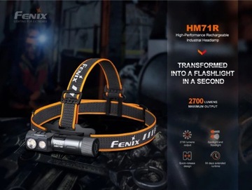 Светодиодный фонарь Fenix ​​HM71R 2700 Люмен