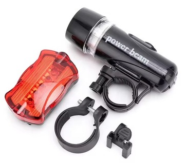 НАБОР СВЕТОДИОДНЫХ ВЕЛОСИПЕДНЫХ ФОНАРОВ ПЕРЕДНИХ И ЗАДНИХ ДЛЯ ВЕЛОСИПЕДА + USB-ФАРЫ ДЛЯ ВЕЛОСИПЕДА