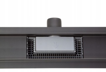 Линейный слив Balneo DUPLEX BLACK next 100 см