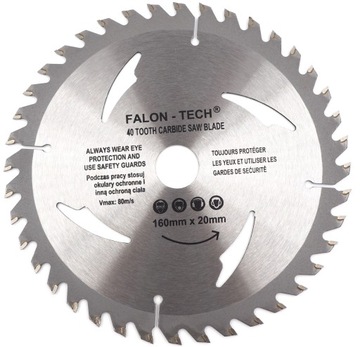 TARCZA WIDIOWA DO DREWNA 160 mm x 20 x 40T WIDIA