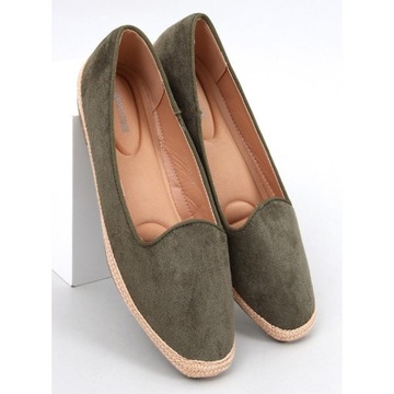 Baleriny espadryle damskie Olive r.41