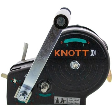 Лебедка тросовая 1150 кг knott black