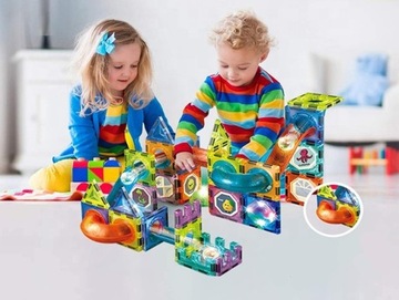 МАГНИТНЫЕ КОНСТРУКЦИОННЫЕ БЛОКИ СВЕТЯЩИЙСЯ ШАР TRACK BALLS 75 EL