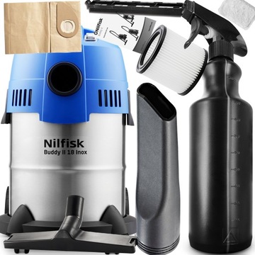 ODKURZACZ NILFISK BUDDY 18 INOX KARCHER DO PRANIA