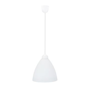 LAMPA wiszaca biała 1X60W E27 KLOSZ MENTI