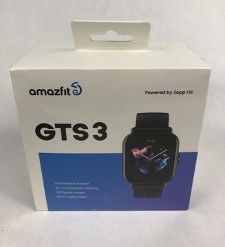 Черные умные часы AMAZFIT GTS 3