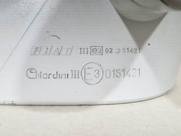 ZRCÁTKO PRAVÉ FIAT BARCHETTA RUČNÍ