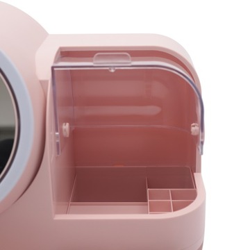 Розовый USB-бокс для хранения косметики