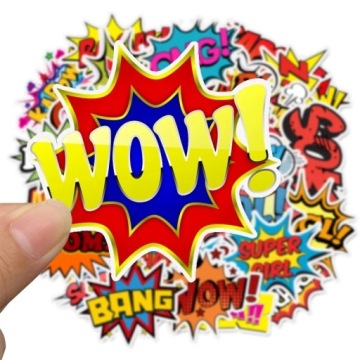 НАКЛЕЙКИ ДЛЯ НОУТБУКА COMIC MIX STICKER BOMB 50 шт.