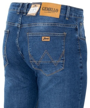 Spodnie jeansy niebieskie ELASTYCZNE DŻINSY W33