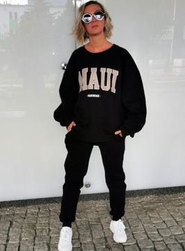 S161 ЧЕРНЫЕ ОБЛАСТИ OVERSIZE THICK WARM M/L