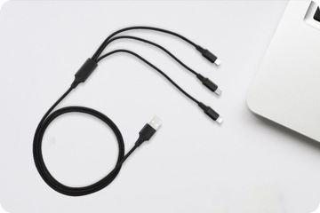 ЗАРЯДНЫЙ КАБЕЛЬ 3в1 ДЛЯ IPHONE microUSB USB-C