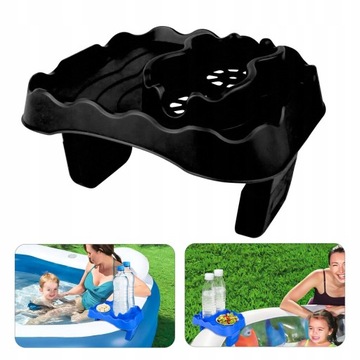 ДЕРЖАТЕЛЬ ПОЛКИ ДЛЯ ЧАШЕК ДЛЯ БАССЕЙНА НАПИТКИ НАПИТКИ ДЖАКУЗИ СПА СЕРЫЙ