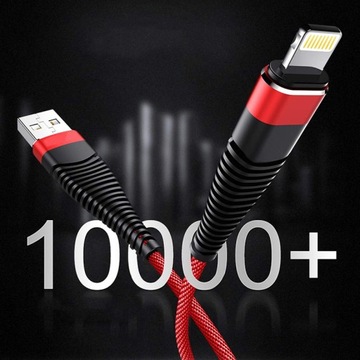 АВТОМОБИЛЬНОЕ ЗАРЯДНОЕ УСТРОЙСТВО FAST LED QC 3.0 + КАБЕЛЬ МОЛНИИ 100 СМ, 1 М