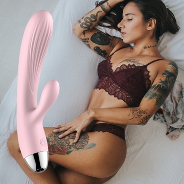 Многофункциональный вибратор Foxshow, розовый