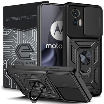 CASE ETUI PANCERNE + SZKŁO do MOTOROLA EDGE 30 NEO